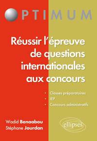 Picture of Réussir l'épreuve de questions internationales aux concours