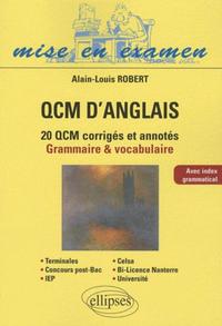 Image de QCM d'anglais. Méthodologie et application