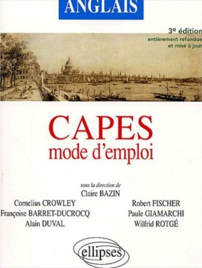 Image de Capes d'anglais - Mode d'emploi - Nouvelle édition