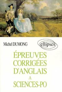 Picture of Épreuves corrigées d'Anglais à Sciences Po.