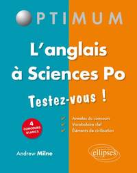Image de L’anglais à Sciences po - Testez-vous !