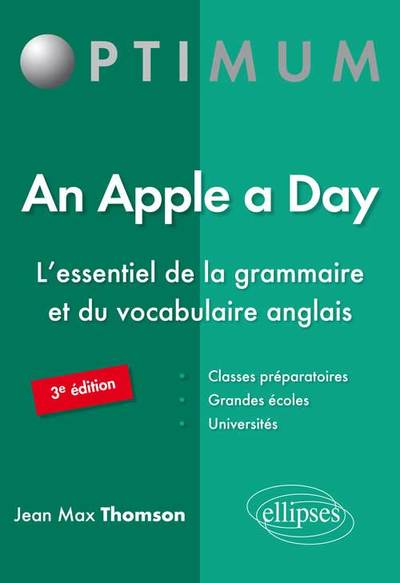 Image de An Apple a Day. L’essentiel de la grammaire et du vocabulaire anglais - 3e édition