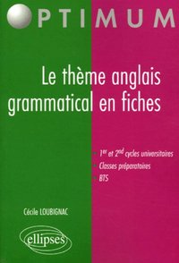 Picture of Le thème anglais grammatical en fiches