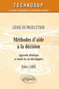Picture of Méthodes d'aide à la décision - Génie de production - Niveau B