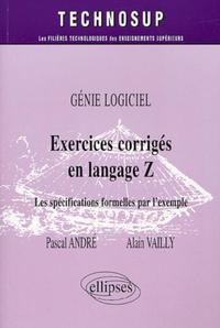 Picture of Exercices corrigés en langage Z - Génie logiciel - Niveau C