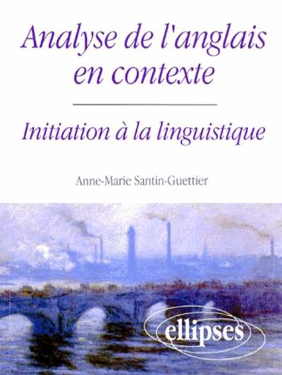 Picture of Analyse de l'anglais en contexte - Initiation à la linguistique