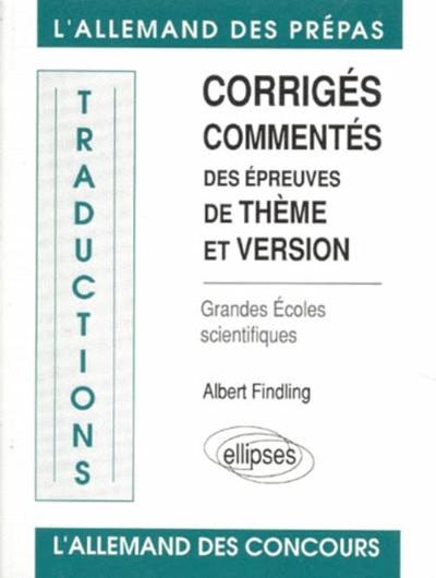 Image de Traductions (thème/version) écoles scientifiques