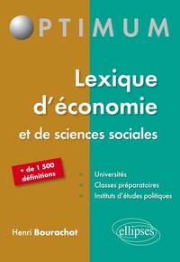 Picture of Lexique d’économie et de Sciences sociales