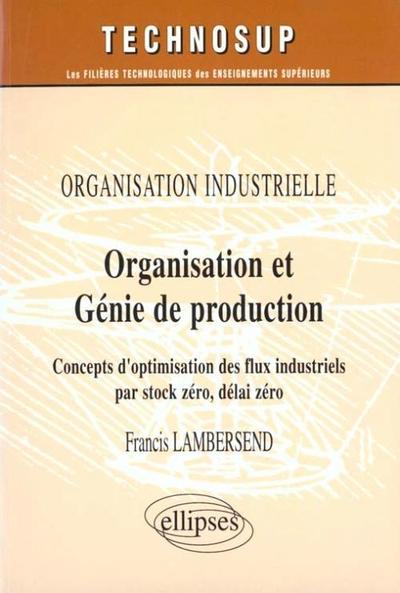 Picture of Organisation et génie de production - Organisation industrielle - Niveau B
