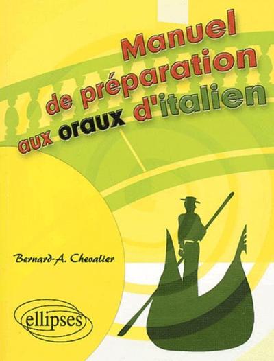 Picture of Manuel de préparation aux oraux d'italien