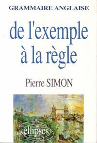 Image de De l'exemple à la règle - Grammaire anglaise