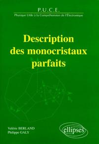 Picture of Description des monocristaux parfaits