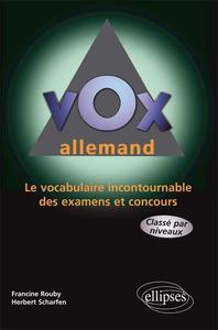 Picture of Vox Allemand - Le vocabulaire incontournable des examens et concours