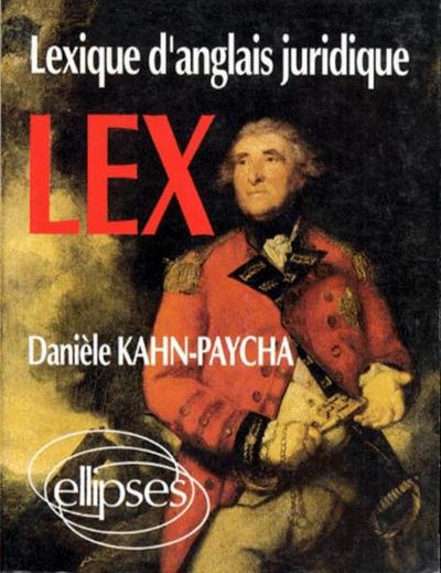 Picture of LEX - Lexique d'anglais juridique