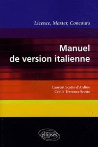 Image de Manuel de version italienne. Licence, Master, Concours