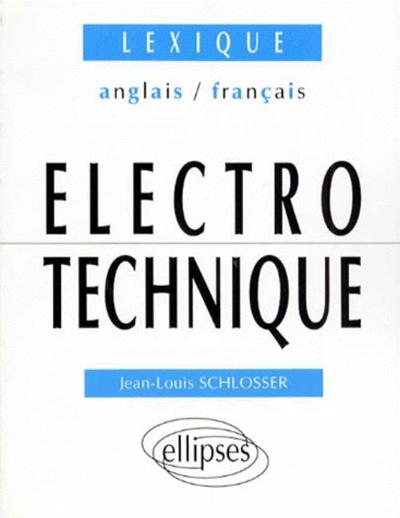 Image de Lexique anglais/français d'Électrotechnique