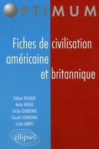 Picture of Fiches de civilisation américaine et britannique