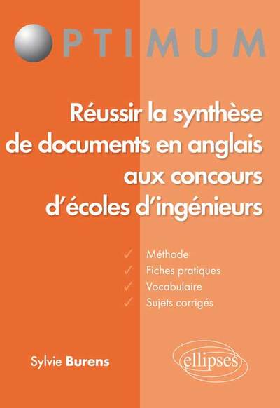 Image de Réussir la synthèse de documents en anglais aux concours d’écoles d’ingénieur