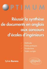 Image de Réussir la synthèse de documents en anglais aux concours d’écoles d’ingénieur