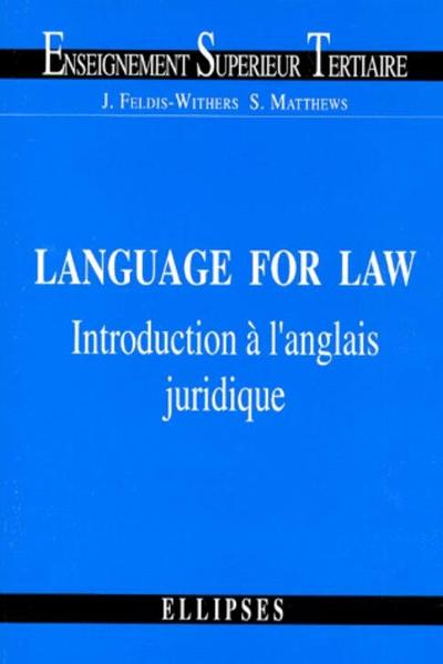 Picture of Language for Law - Introduction à l'anglais juridique