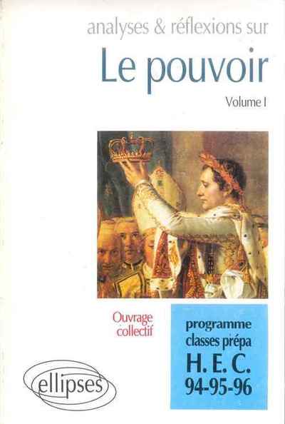 Picture of pouvoir, volume I (Le)