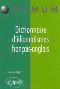 Image de Dictionnaire d'idiomatismes français-anglais
