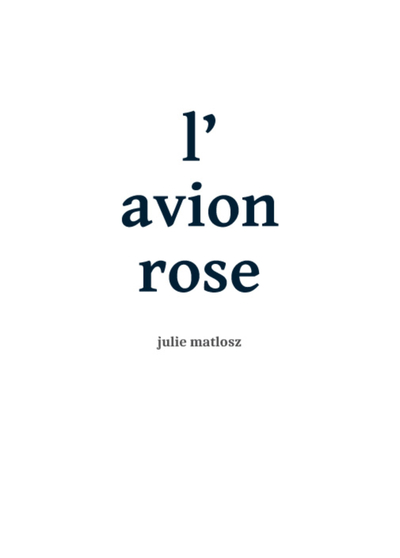 Image de L'AVION ROSE
