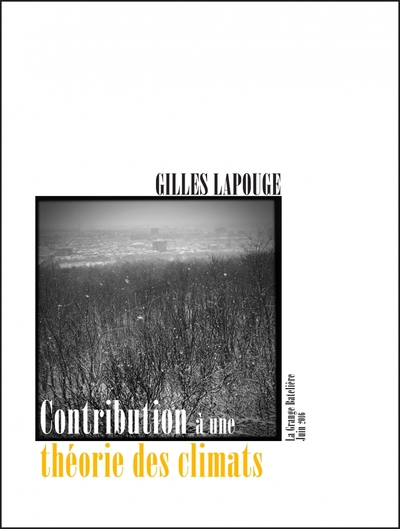 Image de Contribution à une théorie des climats