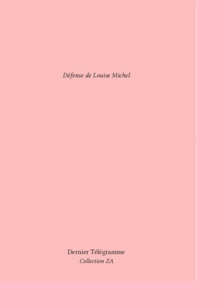 Picture of DEFENSE DE LOUISE MICHEL
