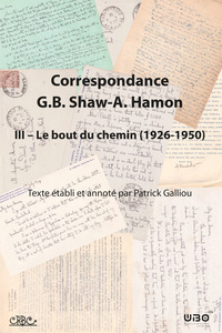 Picture of Correspondance George Bernard Shaw-Augustin Hamon. Volume III