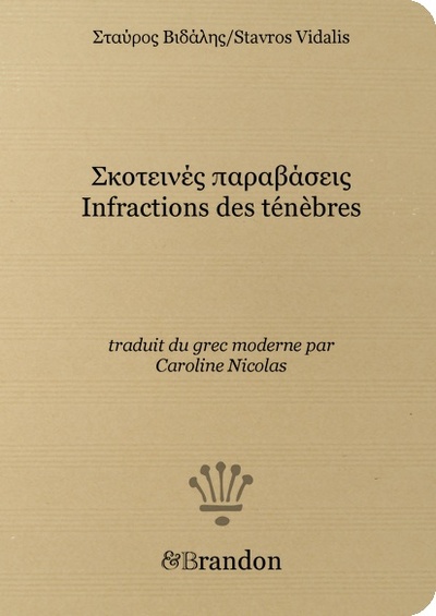 Picture of Infractions des ténèbres, édition bilingue