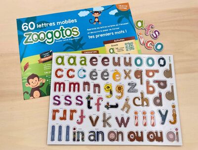 Picture of LES 60 LETTRES MOBILES ZOOGOTOS