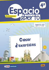Picture of Espacio abierto 4e nouveaux programmes cahier d'exercices