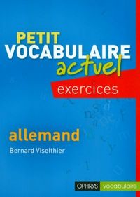 Picture of PETIT VOCABULAIRE ACTUEL EXERCICES ALLEMAND NIV B1 A B2