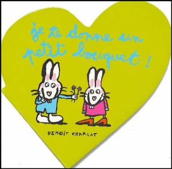 Picture of amoureux je te donne un petit bouquet