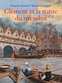 Picture of Clément et la statue du Roi-Soleil