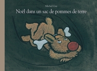 Image de noel dans un sac de pomme de terre