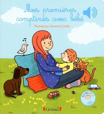 Picture of Mes premières comptines avec bébé - Livre sonore avec 6 puces - Dès 1 an