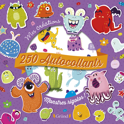Image de 250 autocollants - Monstres rigolos !