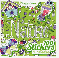 Image de 100 stickers à colorier - Nature