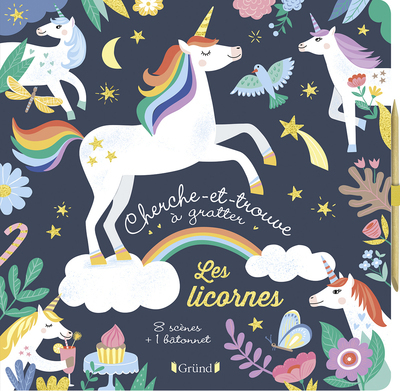 Picture of Cherche-et-trouve à gratter - Les licornes