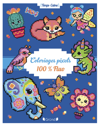 Picture of Coloriages pixels 100% fluo