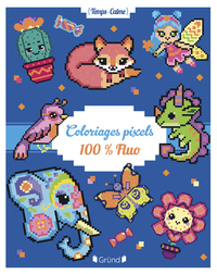 Picture of Coloriages pixels 100% fluo