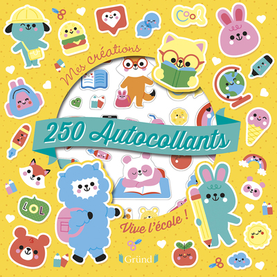 Image de 250 autocollants - Vive l'école