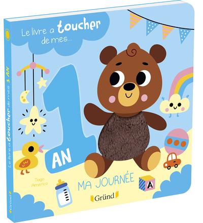 Picture of Le livre à toucher de mes 1 an - Livre d'éveil avec 6 matières - À partir de 1 an