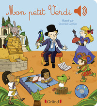 Picture of Mon petit Verdi - Livre sonore avec 6 puces - Dès 1 an