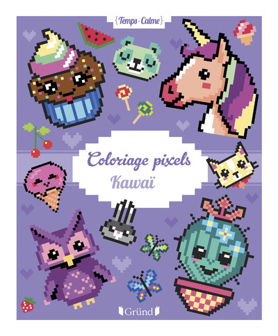 Picture of Coloriages pixels - Kawaï