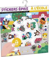 Image de Stickers épais - À l'école