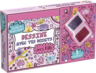 Picture of Dessine avec tes doigts - 100 % Fille !