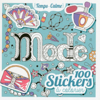Image de 100 stickers à colorier - Mode